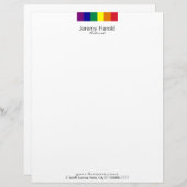 虹の旗 レターヘッド (正面/裏面)