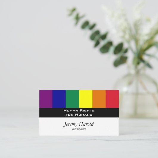 虹の旗 名刺 (スタンド正面)