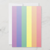 虹の旗 結婚式 招待状 (裏面)