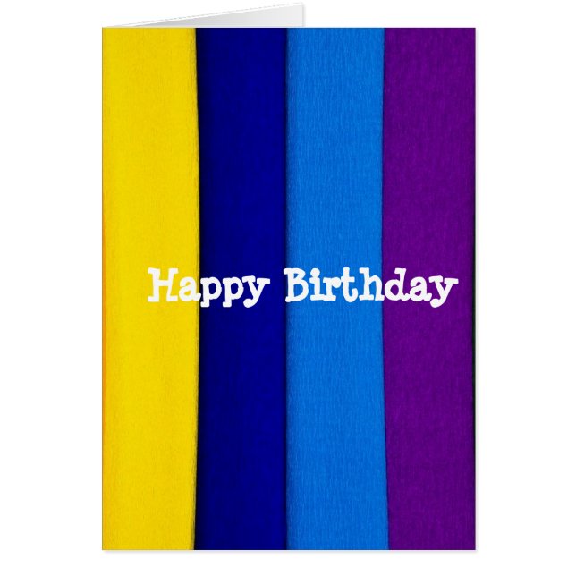 虹の明るいストライプ (正面)