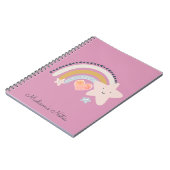 虹の星カスタマイズノート ノートブック (左側)