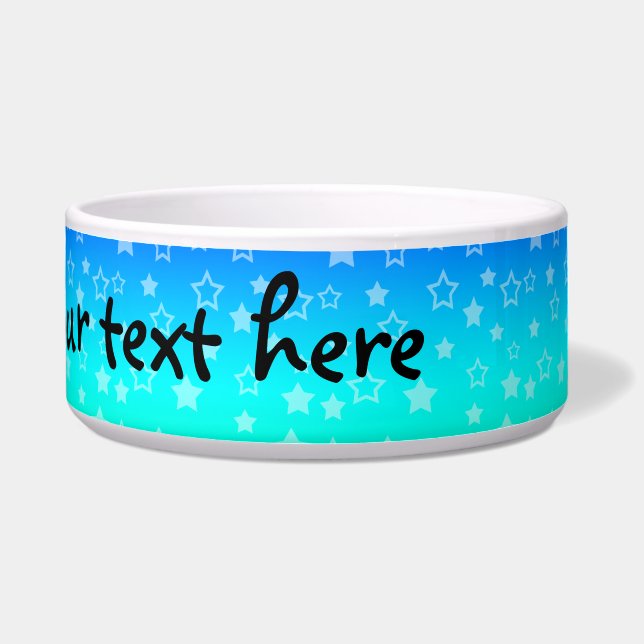 虹の星パターン ボウル (正面)