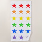 虹の星空 ビーチタオル (正面)