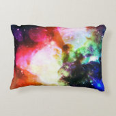 虹の星雲の銀河系の枕 アクセントクッション (裏面)