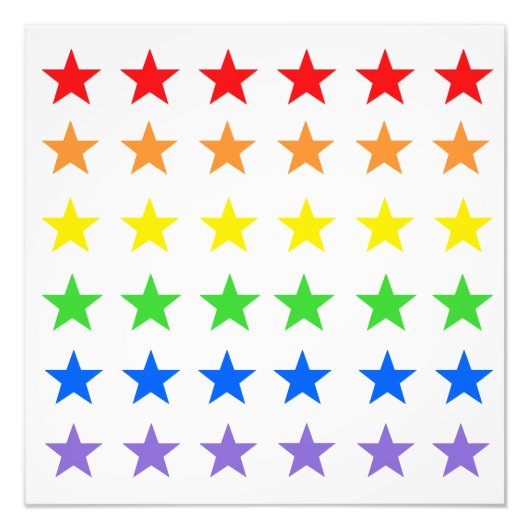 虹の星 フォトプリント            (正面)