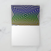 虹の星 初クリスマス ホリデー グリーティング シーズンカード (内部)