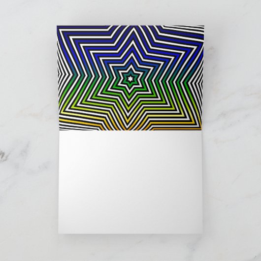 虹の星 初クリスマス ホリデー グリーティング シーズンカード (内部)