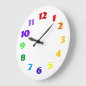 虹の時計 ラージ壁時計 (傾斜)