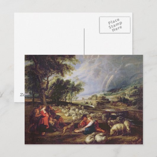 虹の景色 ポストカード (正面/裏面)