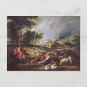 虹の景色 ポストカード (正面)