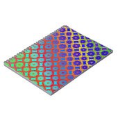 虹の曼荼羅のフラクタルパターン ノートブック (左側)