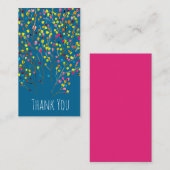 虹の木の水色 ノートカード (正面/裏面)