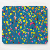 虹の木の水色 マウスパッド (正面)