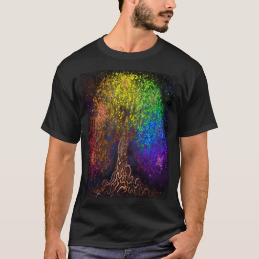 虹の木のTシャツ Tシャツ (正面)