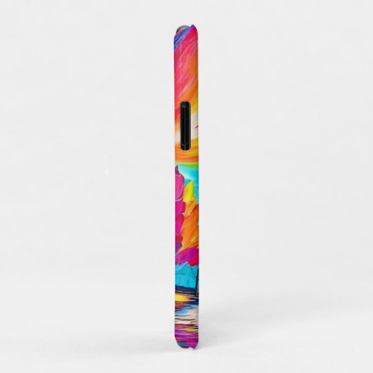 虹の木:鮮やかな森 Case-Mate iPhoneケース (裏面/右)