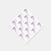 虹の楽譜 スタンダードカクテルナプキン (角)