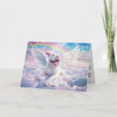 虹の橋の詩ホワイトエンジェルドッグ シーズンカード (裏面)