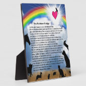 虹の橋の詩 フォトプラーク (側面)