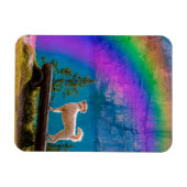 虹の橋の詩、ペットの思い出の… マグネット (横)