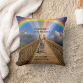 虹の橋ペットメモリアルロスカスタマイズ クッション (ブランケット)