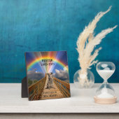 虹の橋ペットメモリアルロス カスタマイズ フォトプラーク (インサイチュ)