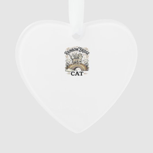 虹の橋 猫 ネコ 思い出 レインボーブリッジ オーナメント (正面)