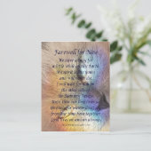 虹の橋 猫 ペット 悲しみ 供養 ポストカード (スタンド正面)