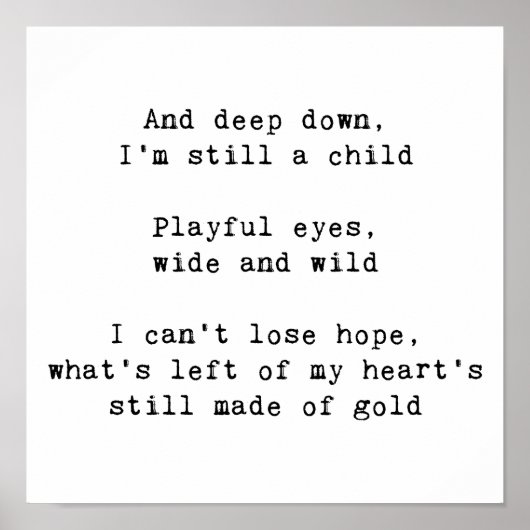 虹の歌詞 ポスター (正面)