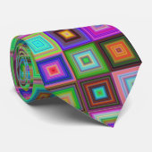 虹の正方形のネクタイ ネクタイ (ロール)