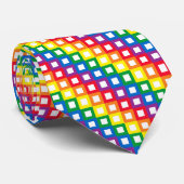 虹の正方形 ネクタイ (ロール)