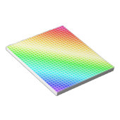 虹の正方形 ノートパッド (アングル)
