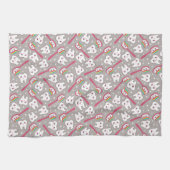 虹の歯パターン キッチンタオル (横)