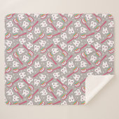 虹の歯パターン シェルパブランケット (正面(横))