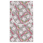 虹の歯パターン スモールペーパーバッグ (裏面)