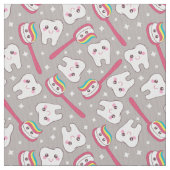 虹の歯パターン ファブリック (クローズアップ)