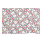 虹の歯パターン 枕カバー (正面右)