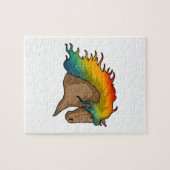 虹の毛の馬 ジグソーパズル (横)