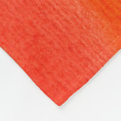 虹の水の色モダン名パーソナライズされた フリースブランケット (角)