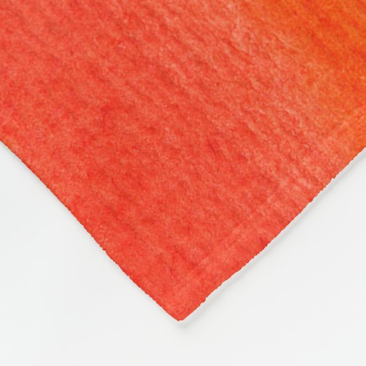 虹の水の色モダン名パーソナライズされた フリースブランケット (角)