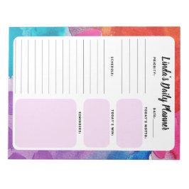 虹の水彩日記帳・タスクリスト帳 ノートパッド