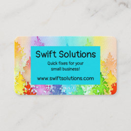 虹の水彩樹 名刺