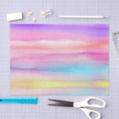 虹の水彩画のティッシュペーパー 薄葉紙 (クラフト)