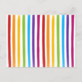 虹の水彩画像-日付カードを保存 案内ポストカード (裏面)