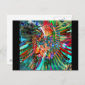 虹の水彩画 ポストカード (正面/裏面)