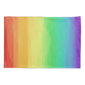 虹の水彩画 枕カバー (裏面)