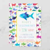 虹の水彩魚ザシーズ誕生日 (正面/裏面)