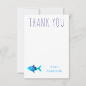 虹の水彩魚 海の下 サンキュー (正面)