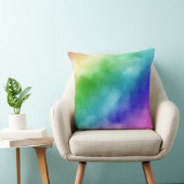 虹の水彩 クッション (椅子)