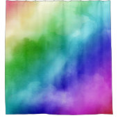 虹の水彩 シャワーカーテン (正面)