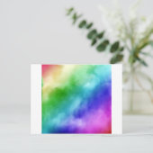 虹の水彩 ポストカード (スタンド正面)